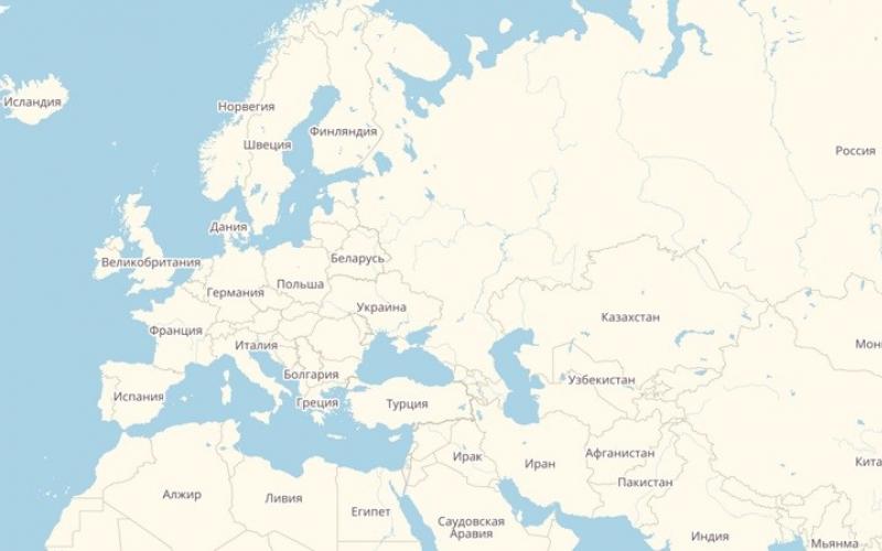 Lielbritānijas karte angļu valodā Lielbritānijas karte krievu valodā