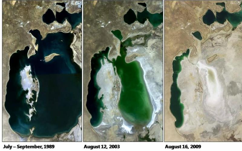 Основные причины пересыхания Аральского моря?